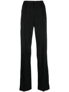 Saint Laurent pantalon droit à taille haute - Noir