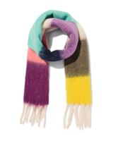 HEMA Damessjaal 35x200cm kleurblokken