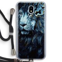Darkness Lion: Samsung Galaxy J5 (2017) Transparant Hoesje met koord