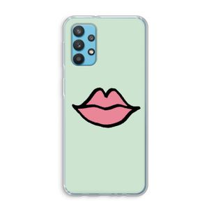 Kusje: Samsung Galaxy A32 4G Transparant Hoesje