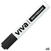 Whiteboard-marker Molin Viva Zwart (12 Stuks) Whiteboard-marker Molin Viva Zwart (12 Stuks)