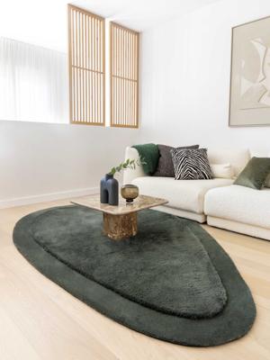 Ferreira de Sa - Stoneshape Dark Olive - 160x230 cm Vloerkleed