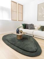 Ferreira de Sa - Stoneshape Dark Olive - 160x230 cm Vloerkleed