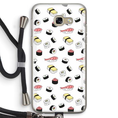 Sushi time: Samsung Galaxy A5 (2017) Transparant Hoesje met koord