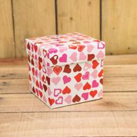 Bonbon doosjes - Chocolade doosje - Hartenlief KUBUS - 24 stuks