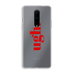 Ugh: OnePlus 8 Transparant Hoesje
