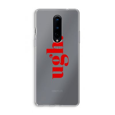 Ugh: OnePlus 8 Transparant Hoesje
