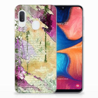 Smartphone hoesje Samsung Galaxy A20e Letter Painting