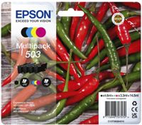 Inktcartridge Epson 503 T09Q64 zwart + 3 kleuren - thumbnail