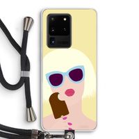 Ice cream: Samsung Galaxy S20 Ultra Transparant Hoesje met koord