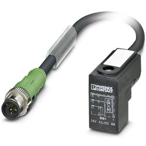Phoenix Contact 1439007 Sensor/actuator connector, geassembleerd M12 Aantal polen (sensoren): 3 Stekker, recht, Stekker, haaks 1 stuk(s)