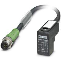 Phoenix Contact 1439007 Sensor/actuator connector, geassembleerd M12 Aantal polen (sensoren): 3 Stekker, recht, Stekker, haaks 1 stuk(s)