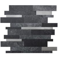 Zelfklevende Antraciet Steenstrips voor Muurdecoratie