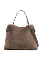 Brunello Cucinelli sac cabas en daim - Marron - thumbnail