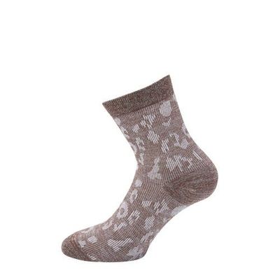 Pinned by K lurex sokken met luipaardprint bruin Pinned by K lurex sokken met luipaardprint bruin