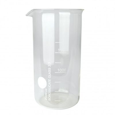 bekerglas 2000 ml gegradueerd hittebestendig