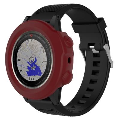 Smart Watch silicone beschermhoes host niet meegeleverd voor Garmin fenix 5X (donkerrood)