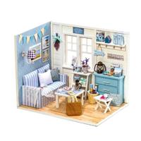 Ikonka DIY Modelbouw Woonkamer - Miniatuurhuisje Fresh Sunshine - Miniatuur Bouwpakket