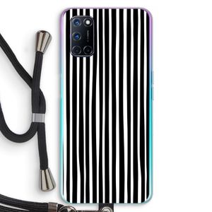 Stripes: Oppo A72 Transparant Hoesje met koord