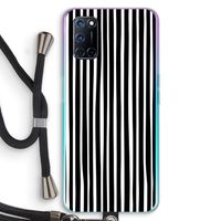 Stripes: Oppo A72 Transparant Hoesje met koord