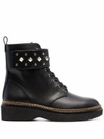 Michael Michael Kors bottines Haskell en cuir - Noir