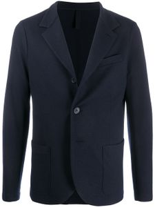 Harris Wharf London blazer droit texturé - Bleu