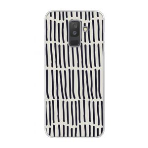 Moroccan stripes: Samsung Galaxy A6 Plus (2018) Transparant Hoesje