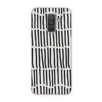 Moroccan stripes: Samsung Galaxy A6 Plus (2018) Transparant Hoesje