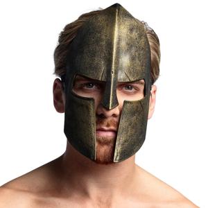 Middeleeuws/Romeins ridder/gladiator masker - goud - volwassenen - Carnaval/halloween masker