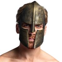 Middeleeuws/Romeins ridder/gladiator masker - goud - volwassenen - Carnaval/halloween masker