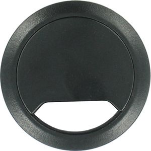 Kabeldoorvoer zwart 80 mm