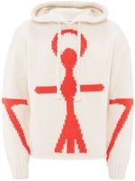 JW Anderson hoodie à logo Anchor - Blanc