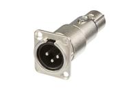 Neutrik NA3MDF XLR-adapter XLR-stekker - XLR-bus Inhoud: 1 stuk(s)