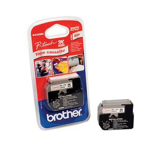 Brother M-K222BZ Rood op wit labelprinter-tape