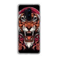 Tiger and Rattlesnakes: OnePlus 8 Pro Transparant Hoesje