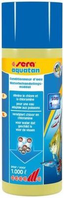 Sera Aquatan Waterbehandeling 250 ml - Zuivert & Verrijkt Aquariumwater Snel