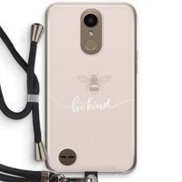 Be(e) kind: LG K10 (2017) Transparant Hoesje met koord