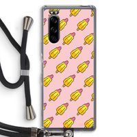 Waterijsjes: Sony Xperia 5 Transparant Hoesje met koord