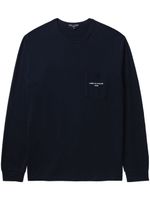 Comme des Garçons Homme sweat en coton à logo imprimé - Bleu - thumbnail