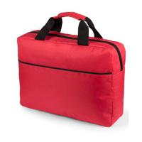 Documententas/Aktetas - rood - 1 hoofdvak - 38 x 30 x 9 cm - polyester