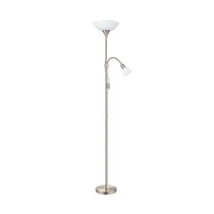 EGLO Up 2 Vloerlamp - E27|E14 - 176,5 cm - Grijs|Wit