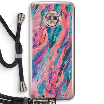 Electric Times: Motorola Moto G6 Transparant Hoesje met koord