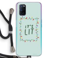 It's Lit: Oppo A52 Transparant Hoesje met koord