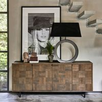 Rivièra Maison Dressoir Mac Arthur Park Eikenhout, 197cm - Brown - thumbnail