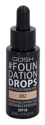 Gosh Foundation Drops SPF10 30ml 002 Ivory Dames