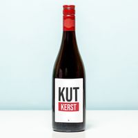 Wijnfles Kut Kerst - Rood (Merlot)