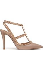 Valentino Garavani escarpins Rockstud 10 mm - Tons neutres - thumbnail