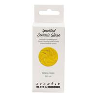 Creativ Company Gespikkeld keramiek glazuur 999-1060 c dekkend yellow haze - 60ml