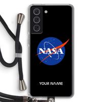 NASA: Samsung Galaxy S21 FE Transparant Hoesje met koord NASA: Samsung Galaxy S21 FE Transparant Hoesje met koord