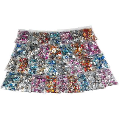 Creativ Company Strasstenen, d 6-16 mm, diverse kleuren, 32 doos/ 1 doos